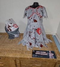 Costume Halloween fille infirmière zombie Ikali Taille 4-6 ans