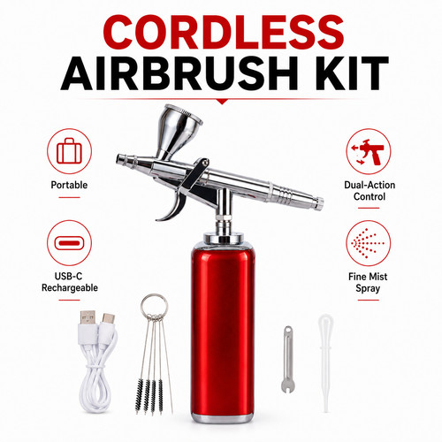 Cordless airbrush kit - cordless,