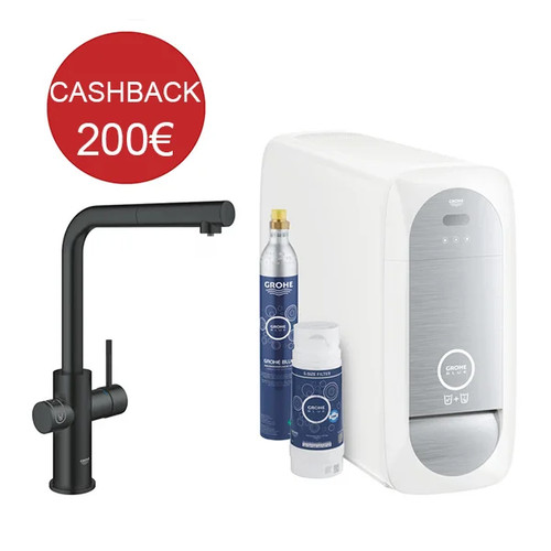 Robinet cuisine grohe blue - robinet,