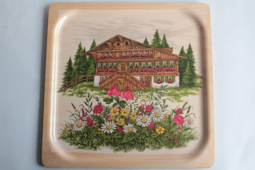 Plateau vintage mélamine