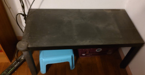 Ikea black rectangular - black, wooden