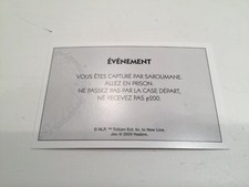 CARTE ÉVÉNEMENT CAPTURE PAR