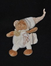 Peluche ours crème blanc brun