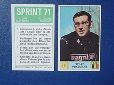 sprint 71 panini - W . Vekemans N°19 T.B.E