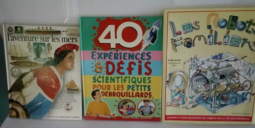 Livres decouvertes robots - livres,