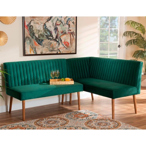 Alvis wide green velvet - alvis,
