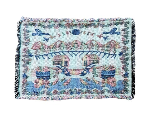 Primitive folk art woven - folk,