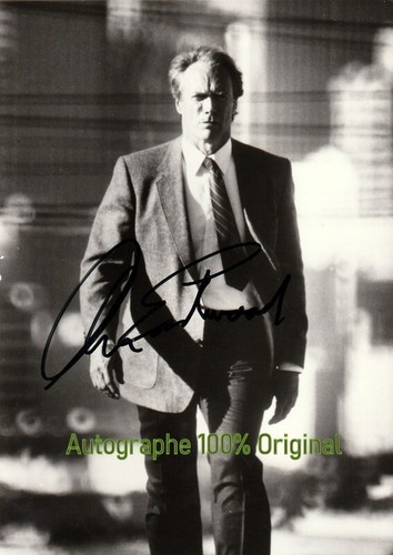 Clint eastwood autographe - eastwood,