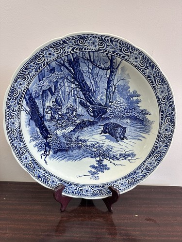 Plat décoratif faïence - plat,