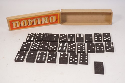 Vintage domino jeu made - vintage,