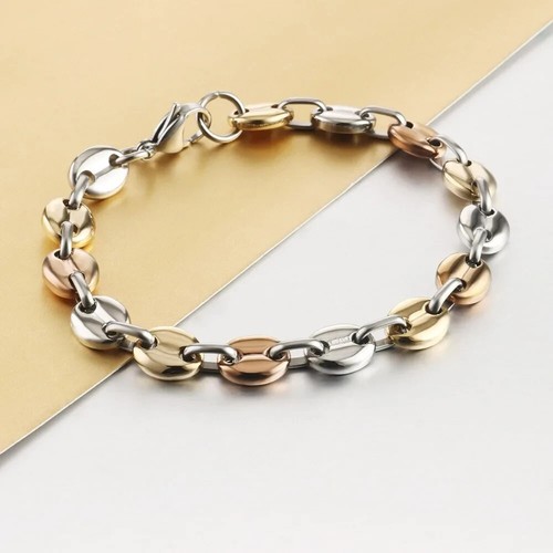 Bracelet graine café en - café,