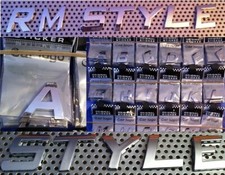 3D Chrome Inscription Lettre