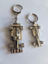 2 Porte-clés Formule 1 Automobile RENAULT Sport Keychain Vintage 80'