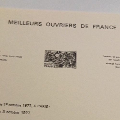 France feuillet timbres - france,