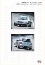 Catalogue Brochure Audi RS4 12/1999 Belgique en français 
