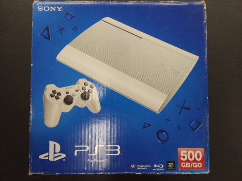 Console ps3 blanche ultra - blanche, ultra-slim