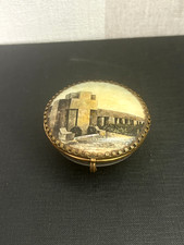 Boite Coffre à bijoux verre et laiton doré  Napoléon III