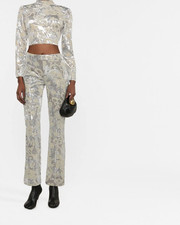 Maje Pantalon Femme Velours