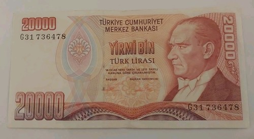 Billet turquie 000 - turquie, 20