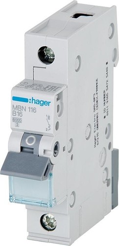 Disjoncteur hager b16a - hager, 6ka