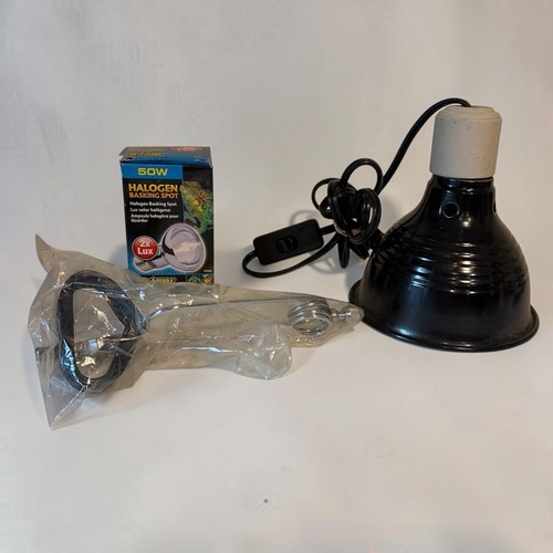 Reptile heat lamp fixture kit - lamp,