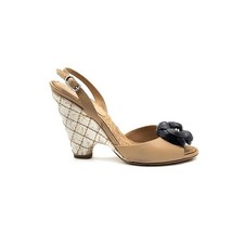 CHANEL Sandales compensées