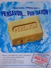 PUBLICITÉ 1968 PERSAVON PUR