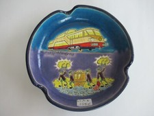 SNCF STATODYNE Génératrice éclairage - Cendrier Coupelle -13cm - Emaux de Longwy