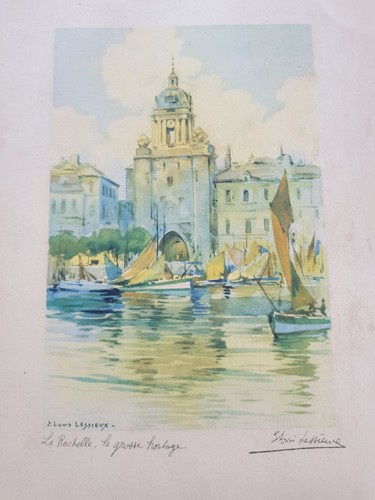 Louis lessieux lythographie - lessieux,