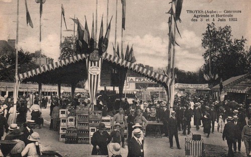 Carte postale troyes aube - postale,