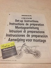 Honda CR250R CR250 R CR 250 250CR instruction preparation setup manuel