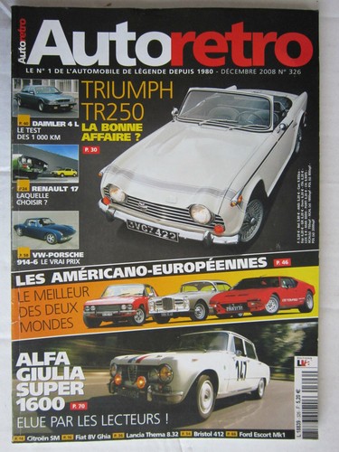 Auto retro 326 triumph - auto,