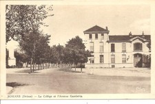 ROMANS - le collège et l'avenue Gambetta