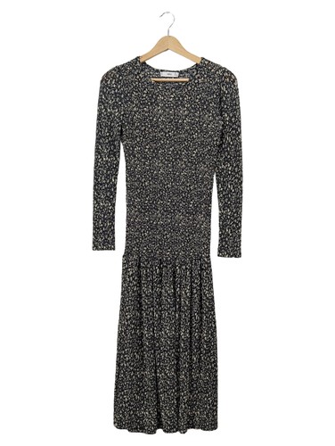 Mango robe longue femme noire - robe,