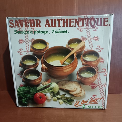 Service potage céramique - service, À