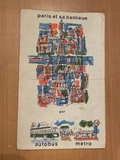 Plan RATP métro autobus