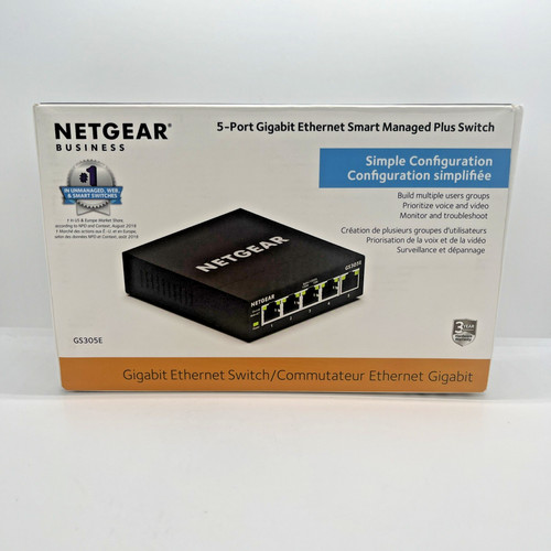 Netgear gs305e port gigabit - netgear,
