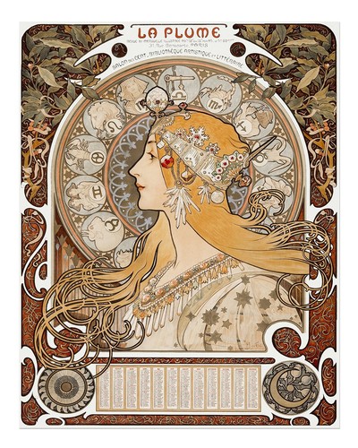 Affiche art nouveau wall - nouveau,
