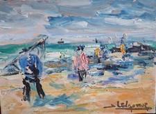 HUILE SUR TOILE JEAN LEVASSEUR