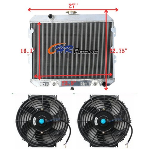 44mm aluminum radiator fans - 44mm, radiator+fans