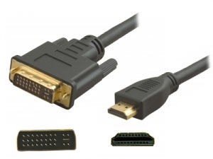 Cordon hdmi vers dvi - 19, dvi-i