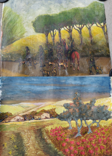 Peintures recto verso - peintures,