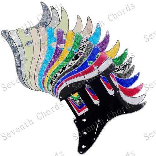 Multicolore 11hole ssh guitare - multicolore,