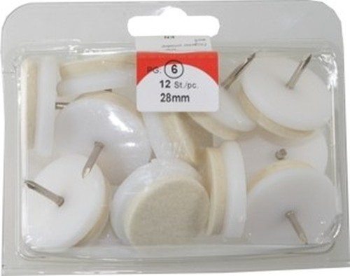Patin feutre blanc - patin,