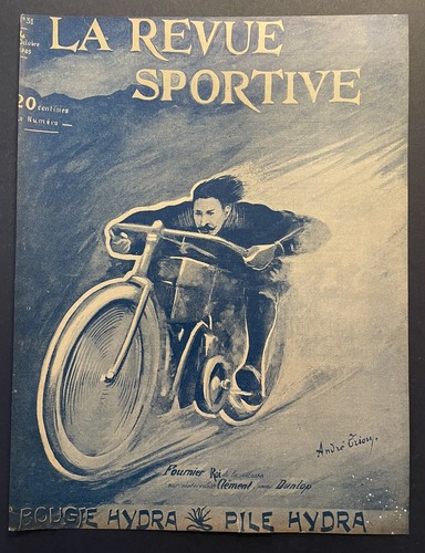 Affichette moto ancienne - affichette,