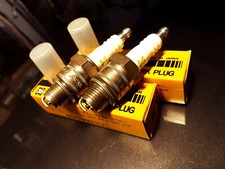 2 BOUGIES DENSO CULOT COURT MOBS PEUGEOT103 FOX MOTOBECANE MOTOCONFORT 51 YAMAHA