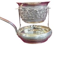 Passoire the argent decor  personnages Asiatiques  19ème 