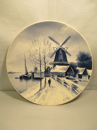 Peint main art nouveau - peint,