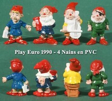 Play Euro 1990, 4 Nains en PVC