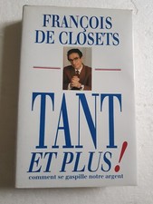 Livre Tant et plus ! François